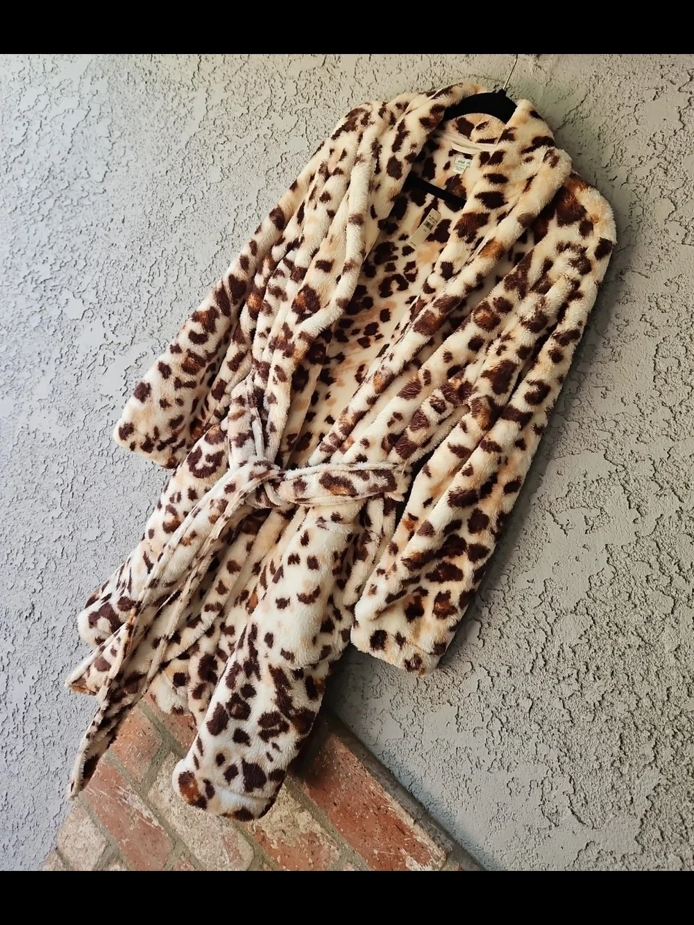 NWT Aerie Sherpa Robe Leapord print cozy comfy - Picture 6 of 6
